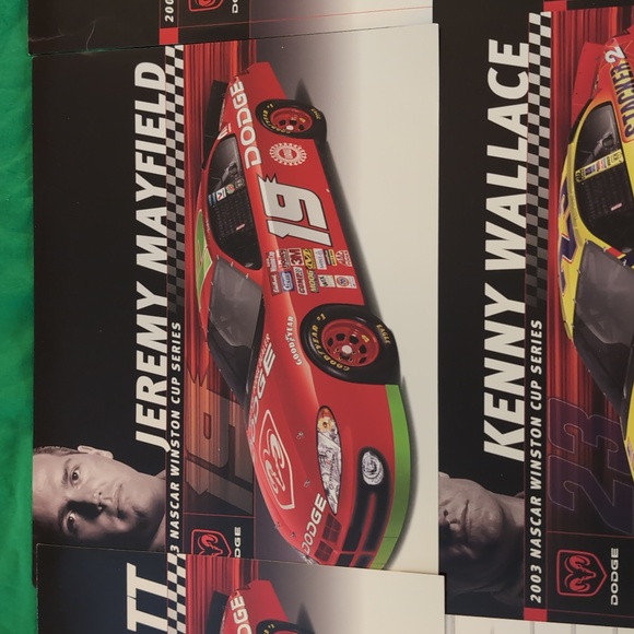 Nascar Mini Poster Bundle Some Signed by Drivers - Picture 3 of 16